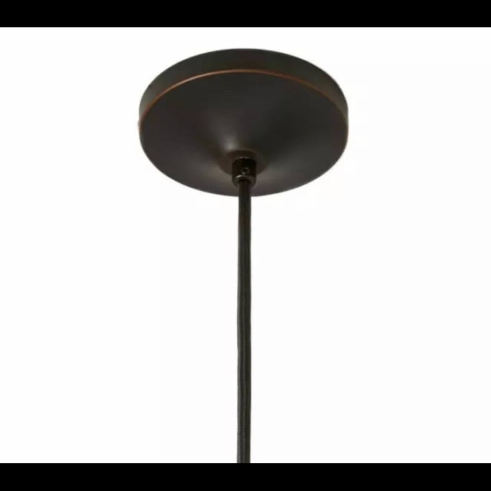 NEW Pottery Barn Paxton Hand Blown Glass Pendant, Short Shade (8" High) - Picture 3 of 4